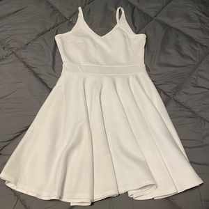 Simple white dress with spaghetti straps size Small